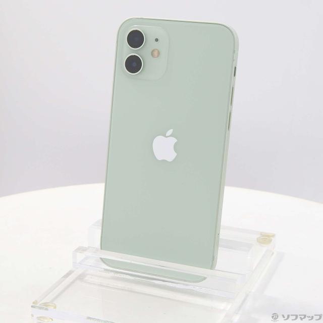 (中古)Apple iPhone12 128GB グリーン MGHY3J/A SIMフリー(371-ud)