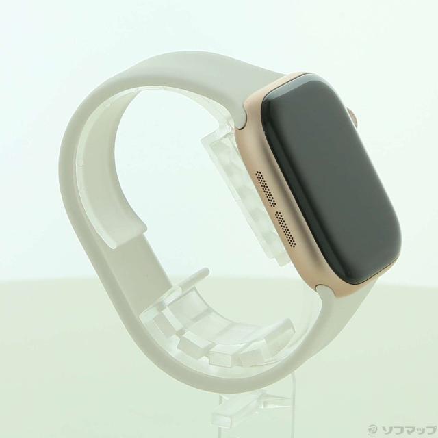 (中古)Apple Apple Watch Series 10 GPS + Cellular 42mm ローズゴールドアルミニウムケース ライトブラッシュソロループ(348-ud)_3