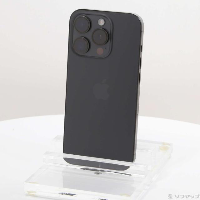 中古)Apple iPhone15 Pro 128GB ブラックチタニウム MTU73J/A SIM