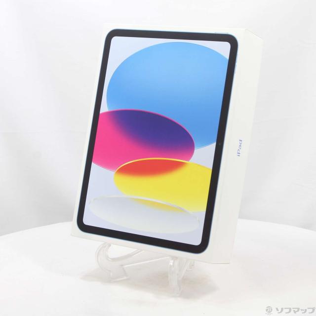 ほぼ未使用　Apple iPad A16 MD4A4J/A 128GB ブルー Apple】【未使用品】アップル『iPad / A16 / Wi-Fi / 128GB