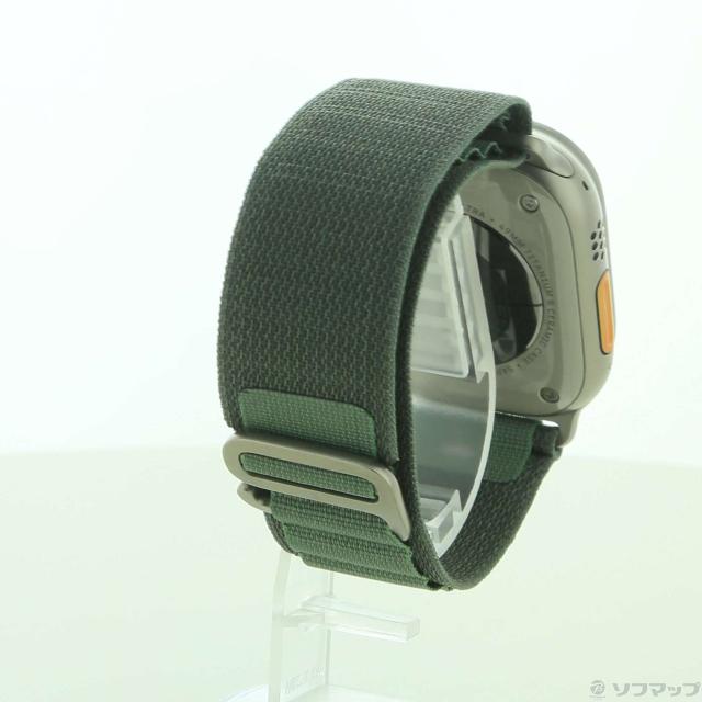(中古)Apple Apple Watch Ultra GPS + Cellular 49mm チタニウムケース グリーンアルパインループ(344-ud)_2