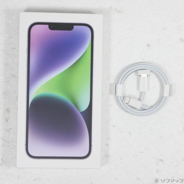 (中古)Apple iPhone14 128GB パープル MPUY3J/A SIMフリー(196-ud)_4