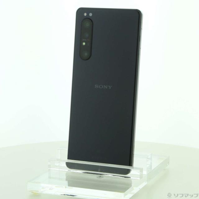 (中古)SONY Xperia 1 II 128GB ブラック AUXP1II auロック解除SIMフリー(368-ud)
