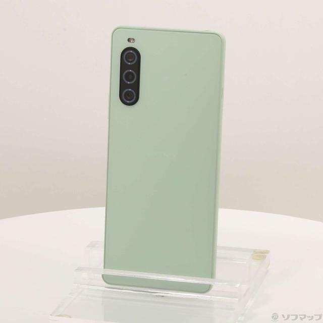 中古)SONY Xperia 10 V 128GB セージグリーン SOSAY4 Softbank SIM