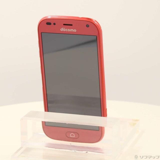 中古)FUJITSU らくらくスマートフォン 32GB ピンク F-42A docomoロック