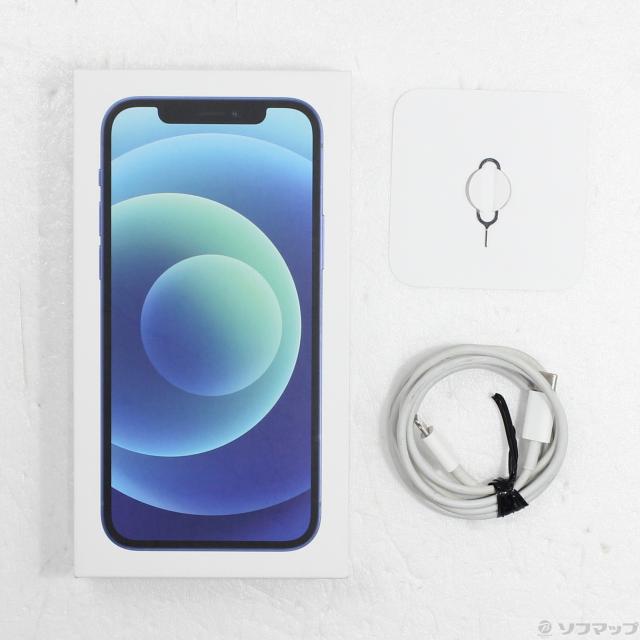 (中古)Apple iPhone12 128GB ブルー MGHX3J/A SIMフリー(348-ud)_4