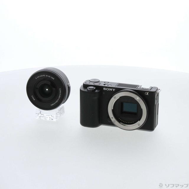 (中古)SONY VLOGCAM ZV-E10L パワーズームレンズキット ブラック(305-ud)
