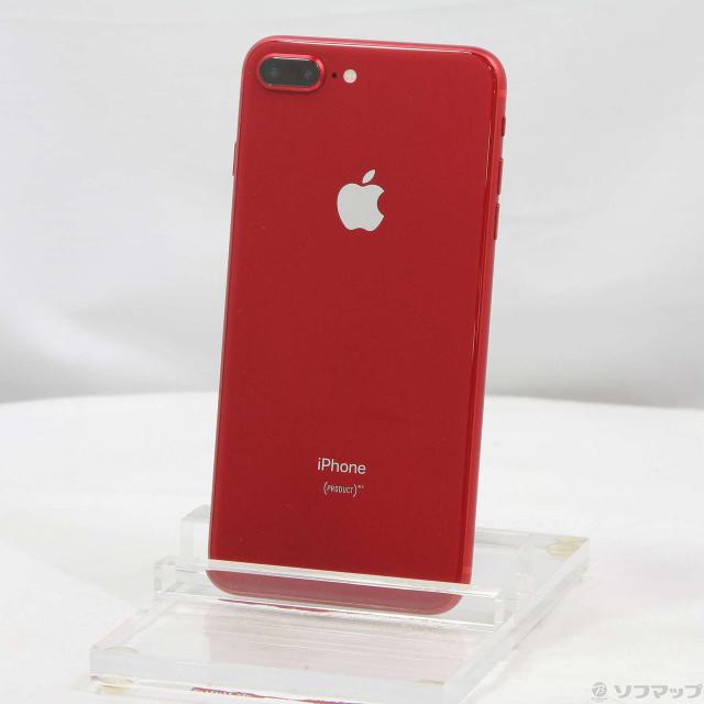中古)Apple iPhone8 Plus 256GB プロダクトレッド MRTM2J/A SIMフリー