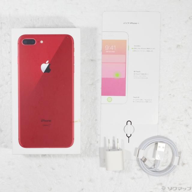 (中古)Apple iPhone8 Plus 256GB プロダクトレッド MRTM2J/A SIMフリー(262-ud)_4