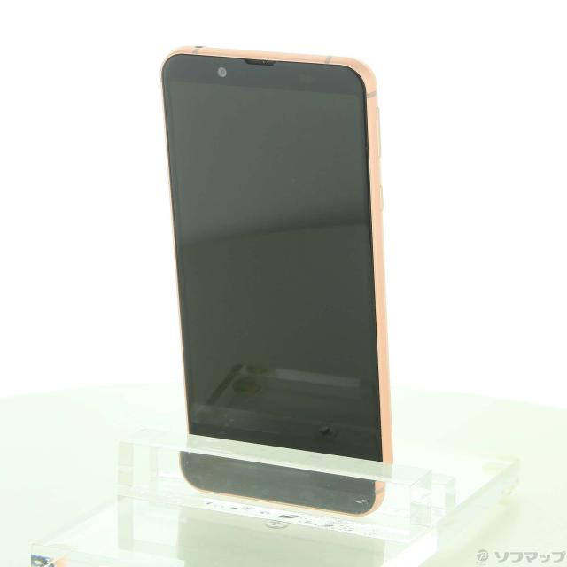 AQUOS sense3basic ライトカッパー 32GB SIMロック解除済 中古】SHARP