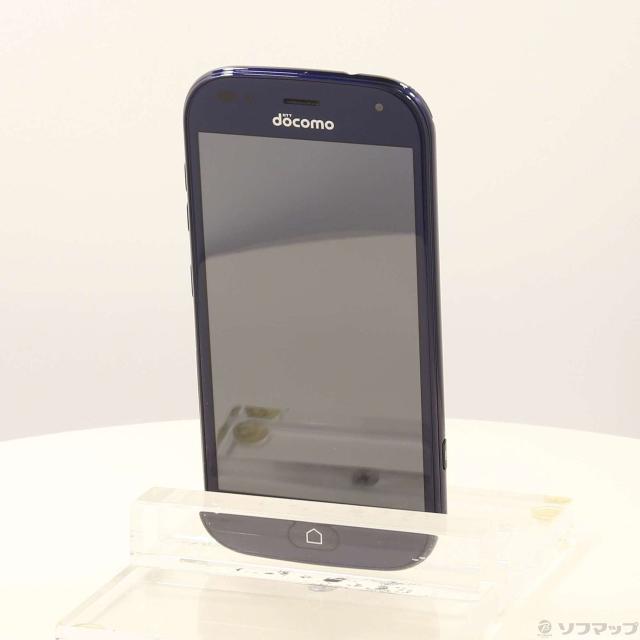 中古)FUJITSU らくらくスマートフォン 32GB ネイビー F-42A