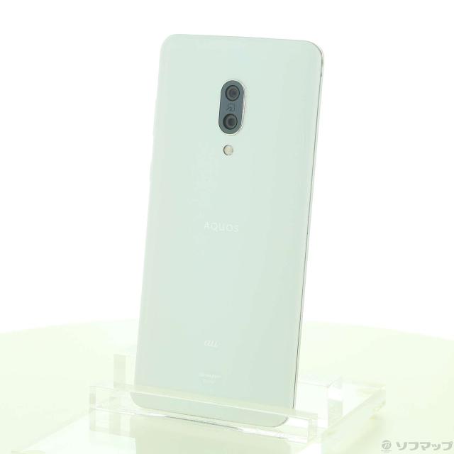 AQUOS zero2 ミスティホワイト 256GB SIMロック解除済 中古)SHARP AQUOS zero2 256GB ミスティホワイト SHV47 auロック解除