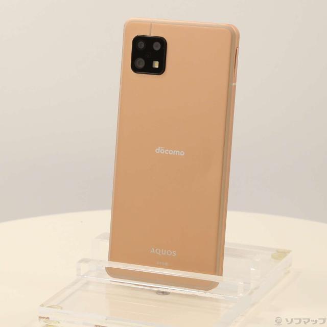 中古)SHARP AQUOS sense6 64GB ライトカッパー SH-54B docomo