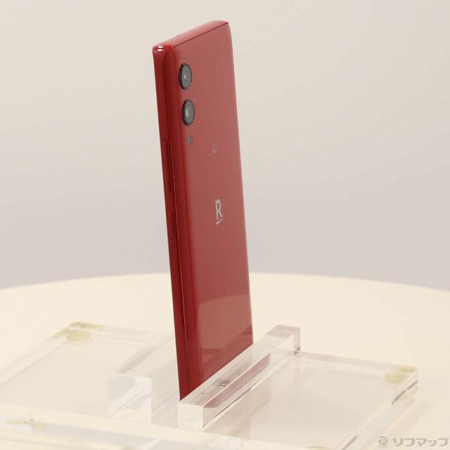 中古)楽天 Rakuten Hand 5G 128GB クリムゾンレッド P780 楽天