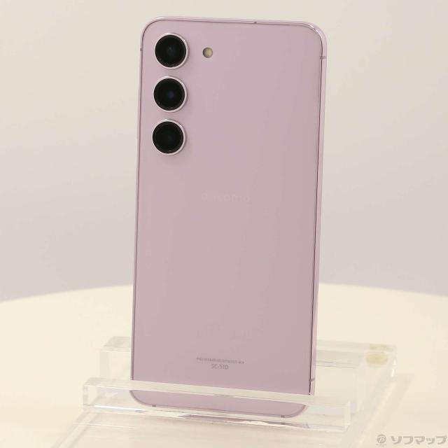 中古)SAMSUNG Galaxy S23 256GB ラベンダー SC-51D docomo SIMフリー
