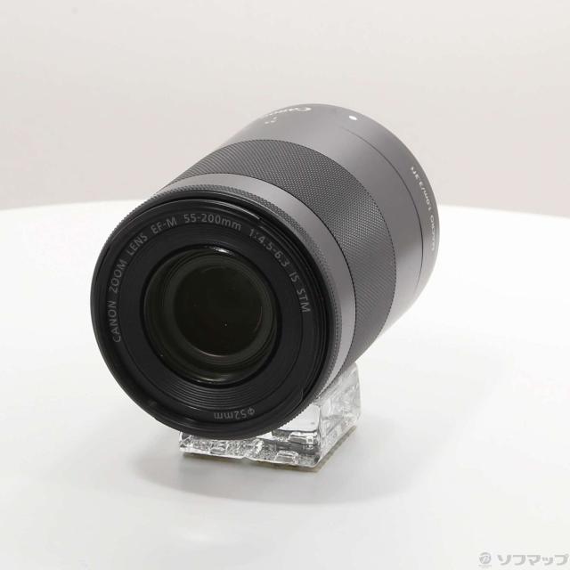 (中古)Canon 期間特価対象品 EF-M 55-200mm F4.5-6.3 IS STM グラファイト(349-ud)