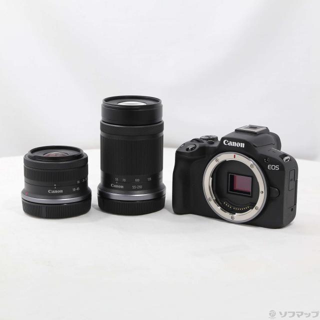中古)Canon EOS R50 ダブルズームキット ブラック(258-ud)