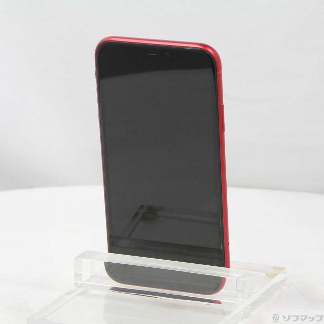 中古)Apple iPhoneXR 64GB プロダクトレッド MT062J/A SIMフリー(262-ud)