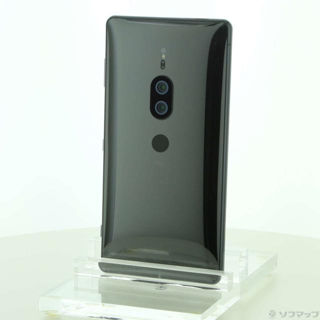 中古)SONY Xperia XZ2 Premium 64GB クロムブラック SOV38 au