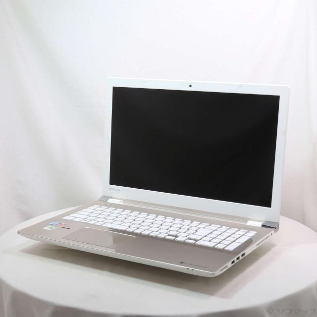 (中古)TOSHIBA 格安安心パソコン dynabook T55/CG PT55CGP-BJA2 サテンゴールド (Windows 10)(297-ud)