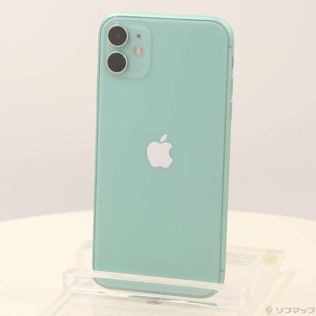 SIMロック解除済み】iPhone11 64GB グリーン 80％ A2221