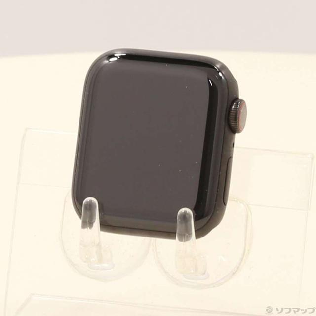 (中古)Apple Apple Watch Series 5 GPS + Cellular 40mm スペースブラックチタニウムケース バンド無し(352-ud)