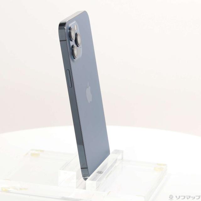 (中古)Apple iPhone12 Pro Max 256GB パシフィックブルー MGD23J/A SoftBank(344-ud)_3