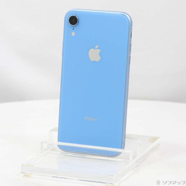 中古)Apple iPhoneXR 64GB ブルー MT0E2J/A SoftBank(348-ud) 携帯電話本体