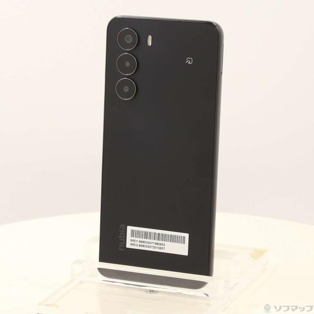 中古)ZTE nubia S 5G 128GB ブラック A403ZT Y!mobile SIMフリー(344-ud)