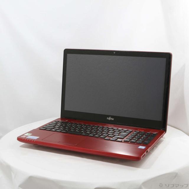 中古)FUJITSU 格安安心パソコン LIFEBOOK AH77/Y FMVA77YRG ガーネット