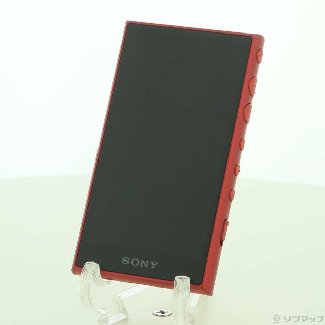 中古)SONY WALKMAN A100シリーズ メモリ64GB+microSD レッド NW-A107