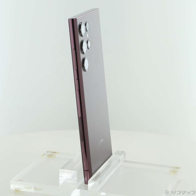(中古)SAMSUNG Galaxy S22 Ultra 256GB バーガンディ SC-52C docomo SIMフリー(196-ud)