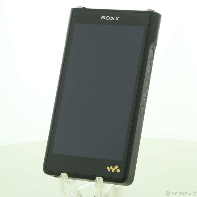 (中古)SONY WALKMAN WM1AM2 メモリ128GB+microSD ブラック NW-WM1AM2(258-ud)