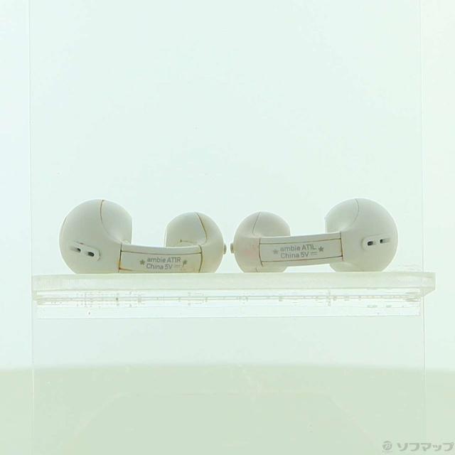 (中古)ambie sound earcuffs AMTW01WC ホワイト(251-ud)