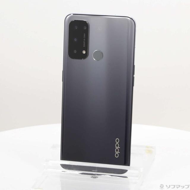 中古)OPPO OPPO Reno5 A 128GB シルバーブラック A103OP Y!mobile SIM