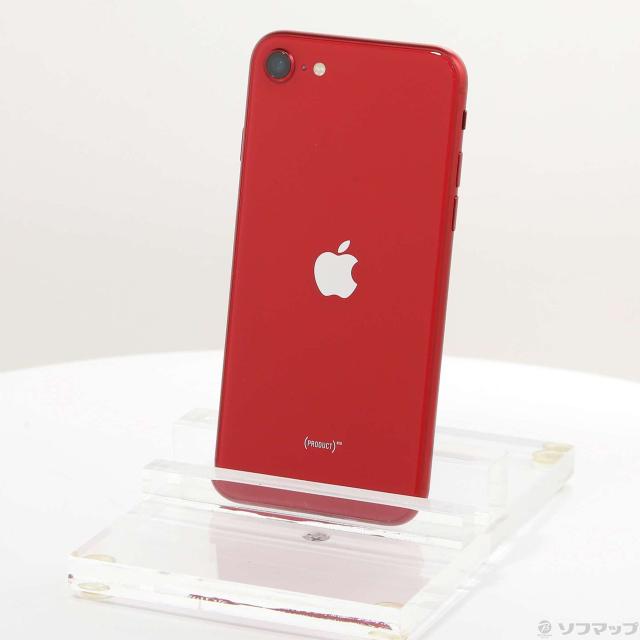 (中古)Apple iPhone SE 第2世代 128GB プロダクトレッド NXD22J/A au(377-ud)