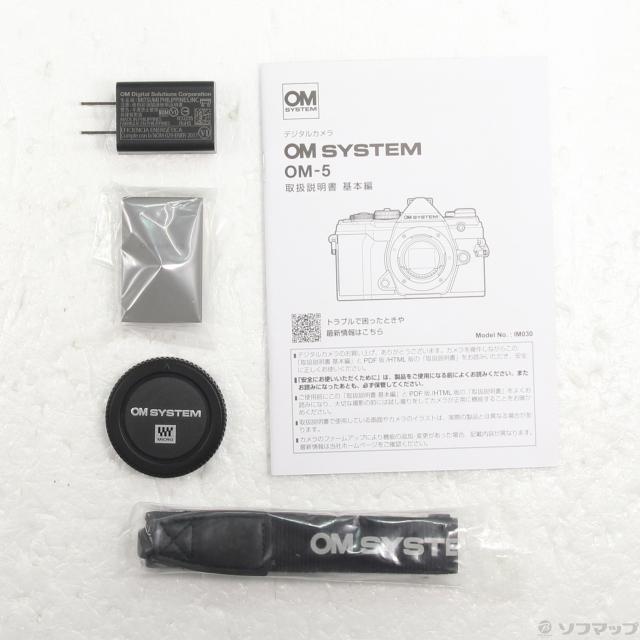 中古)OM SYSTEM OM-5 ボディ ブラック(349-ud)