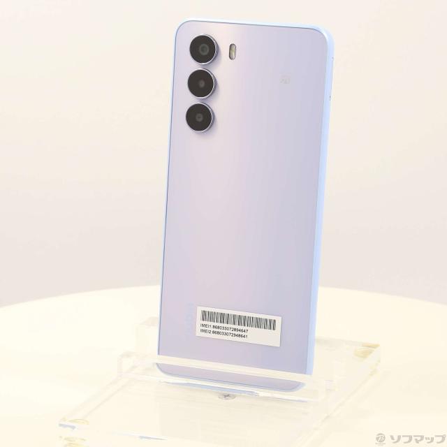 中古)ZTE nubia S 5G 128GB ライトパープル A403ZT Y!mobile SIMフリー