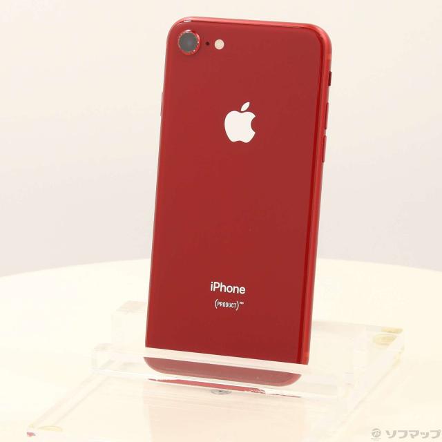 中古品〕 iPhone8 256GB プロダクトレッド MRT02J／A SIMフリー【368】