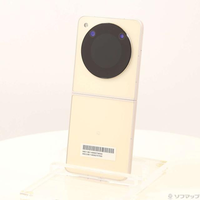 中古)ZTE Libero Flip 128GB ゴールド A304ZT Y!mobile SIMフリー(349