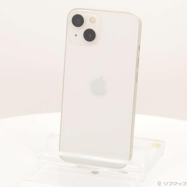 (中古)Apple iPhone13 128GB スターライト MLND3J/A SIMフリー(371-ud)