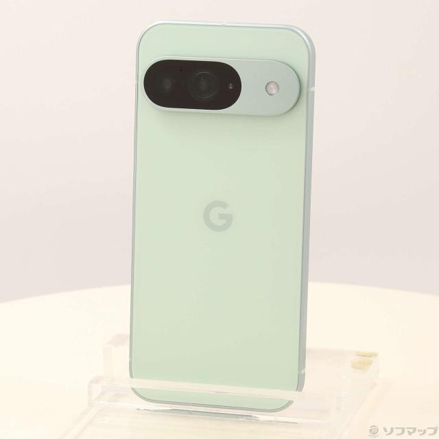 中古)GOOGLE Google Pixel 9 128GB ウィンターグリーン G1B60 au