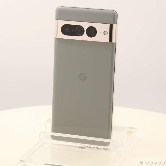 中古)GOOGLE Google Pixel 7 Pro 128GB ヘイゼル GA034 au SIMフリー