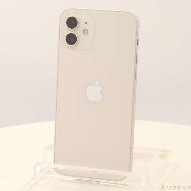 (中古)Apple iPhone12 128GB ホワイト MGHV3J/A SIMフリー(377-ud)