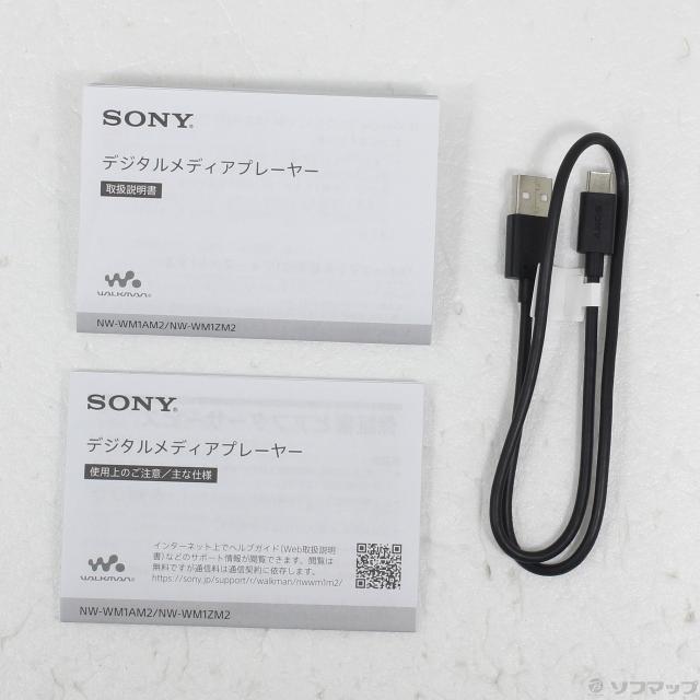 (中古)SONY WALKMAN WM1AM2 メモリ128GB+microSD ブラック NW-WM1AM2(262-ud)_4