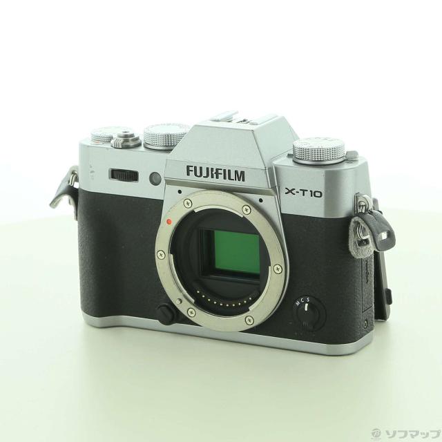 中古)FUJIFILM FUJIFILM X-T10 ボディ シルバー(297-ud)