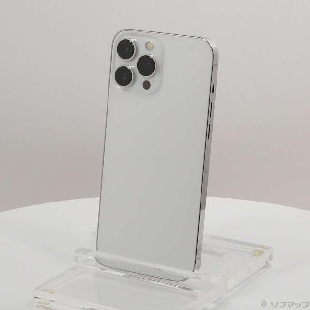 (中古)Apple iPhone13 Pro Max 128GB シルバー MLJ53J/A SIMフリー(251-ud)