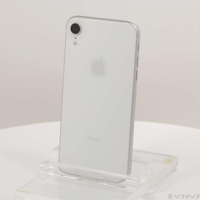 【ume】iPhoneXR ホワイト 本体 128GB SIMフリー ムスビー｜【SIMフリー】iPhoneXR 128GB ホワイト 電池80％ 利用制限〇