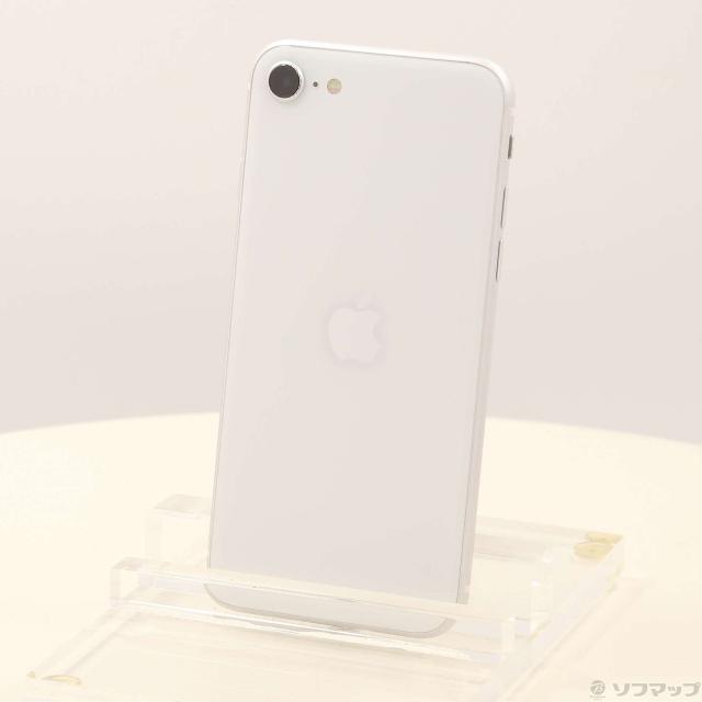 iPhone SE第二世代128G、SIMフリーホワイト 中古)Apple iPhone SE 第2世代