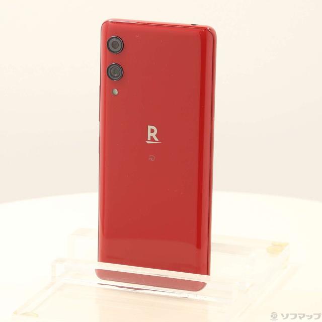 中古美品】楽天hand ハンドP710 64GB クリムゾンレッド 中古)楽天 